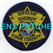 ILLINOIS,A,COOK COUNTY SHERIFF HAT PATCH SERGEANT 1_wm